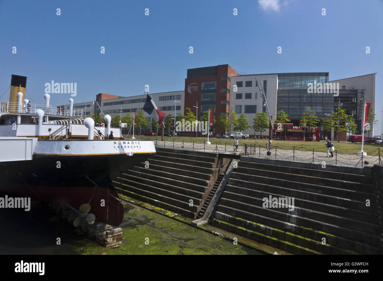 Belfast Metropolitan College - Titanic Viertel Campus Stockfoto