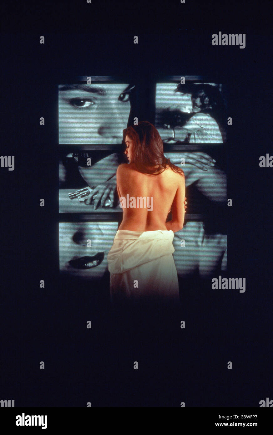 Lippenstift Kamera, USA 1994, Regie: Mike Bonifer, Monia: Ele Keats Stockfoto