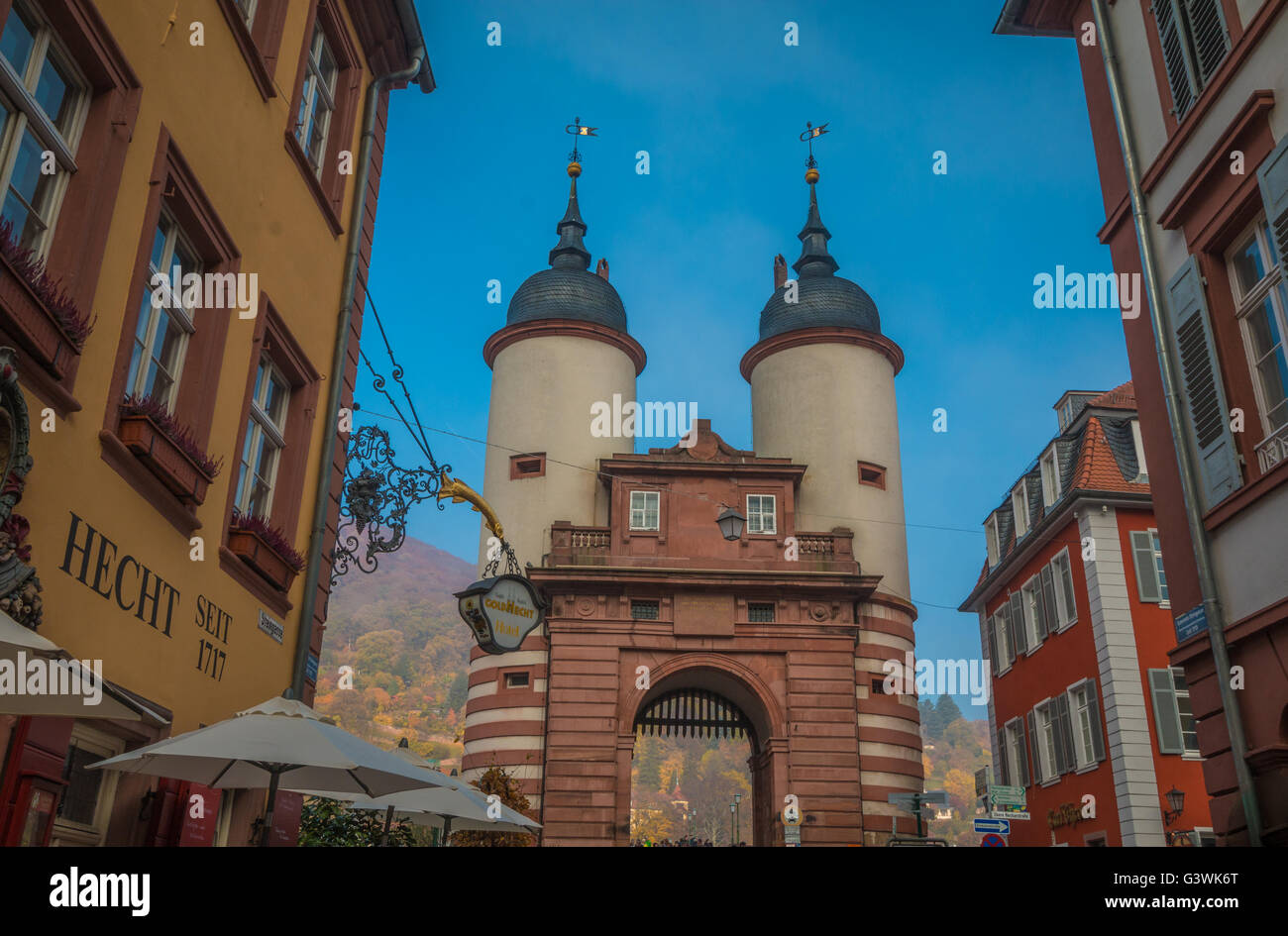 Toren von Heidelberg in Deutschland Stockfoto