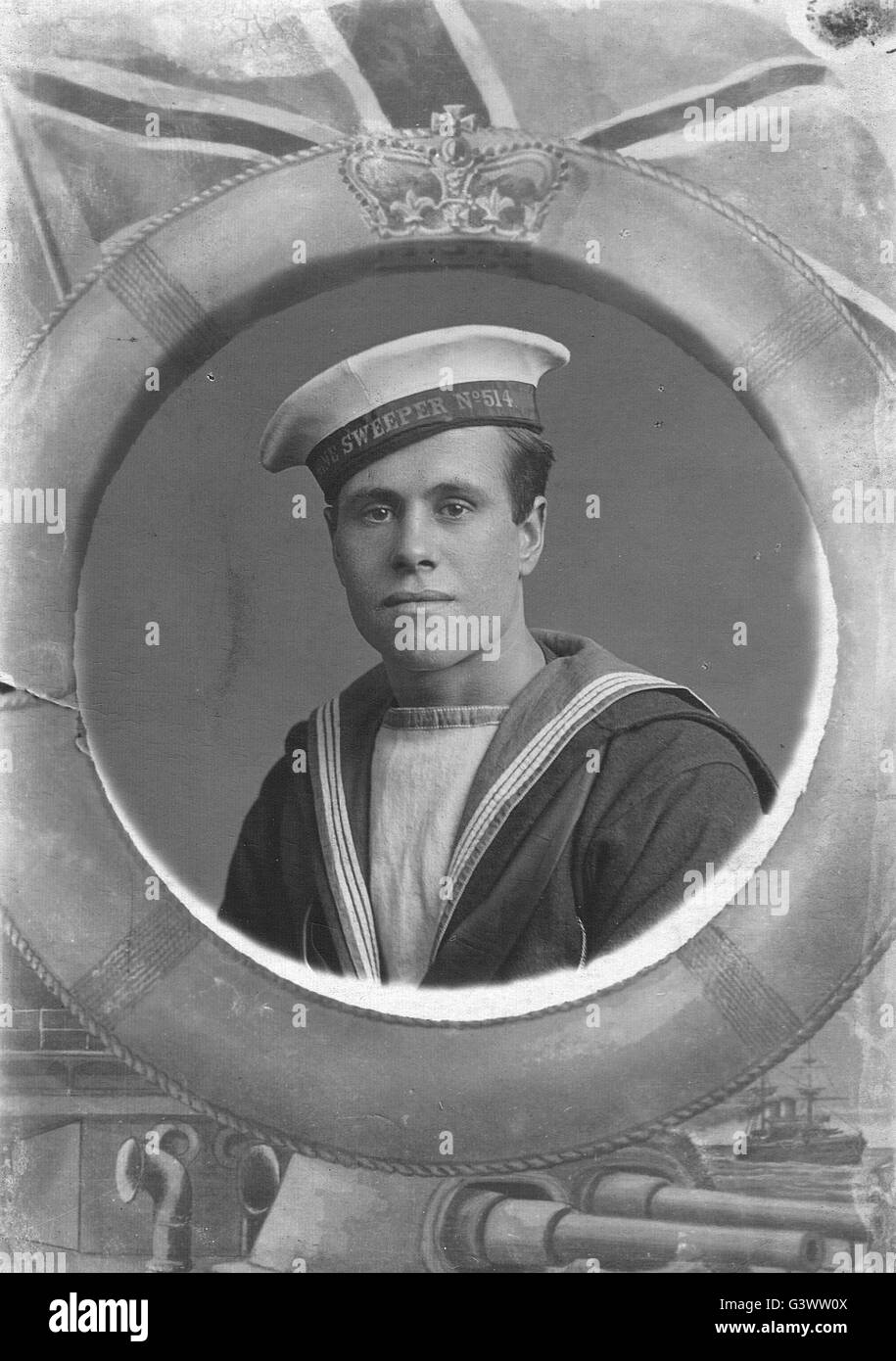 Königliche Marine Seemann ww1 Stockfoto