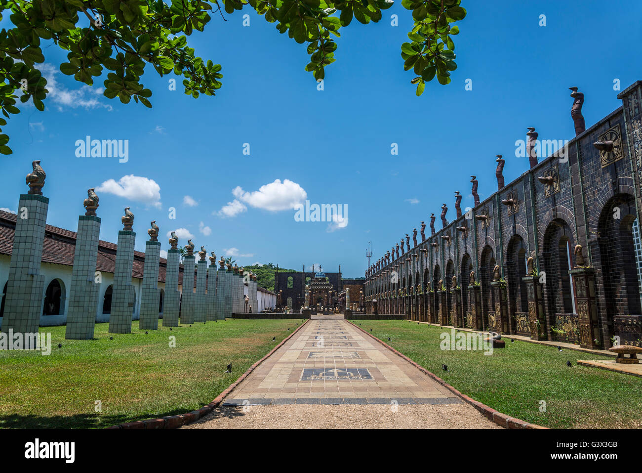 Oficina Ceramica Francisco Brennand, Oficina Ceramica Francisco Brennand, Recife, Pernambuco, Brasilien, Recife, Pernambuco, Brasilien Stockfoto