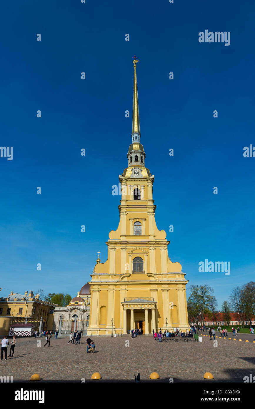 St. Peter und Paul-Festung, Sankt Petersburg Stockfoto