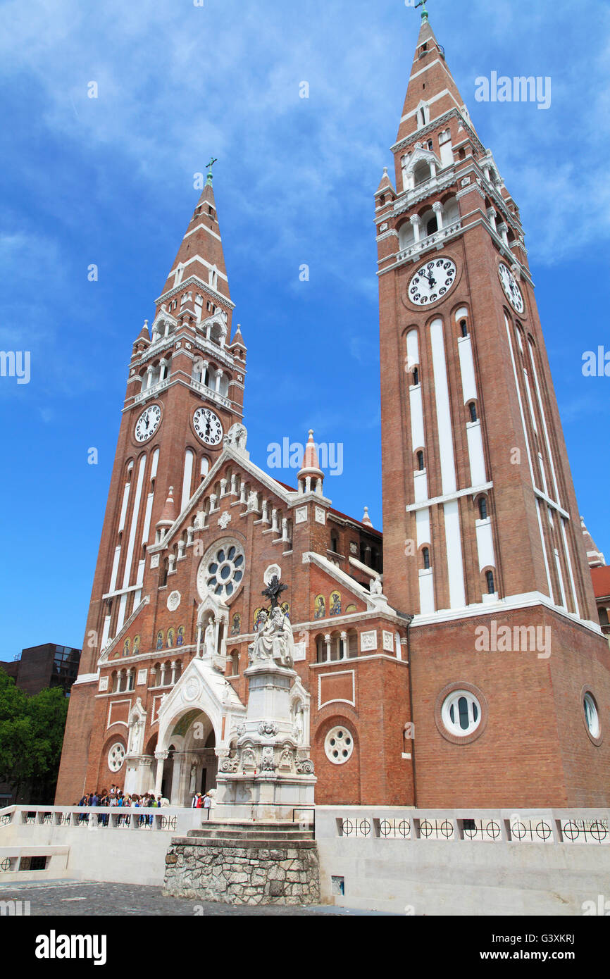 Ungarn, Szeged, Kathedrale, Votivkirche, Stockfoto