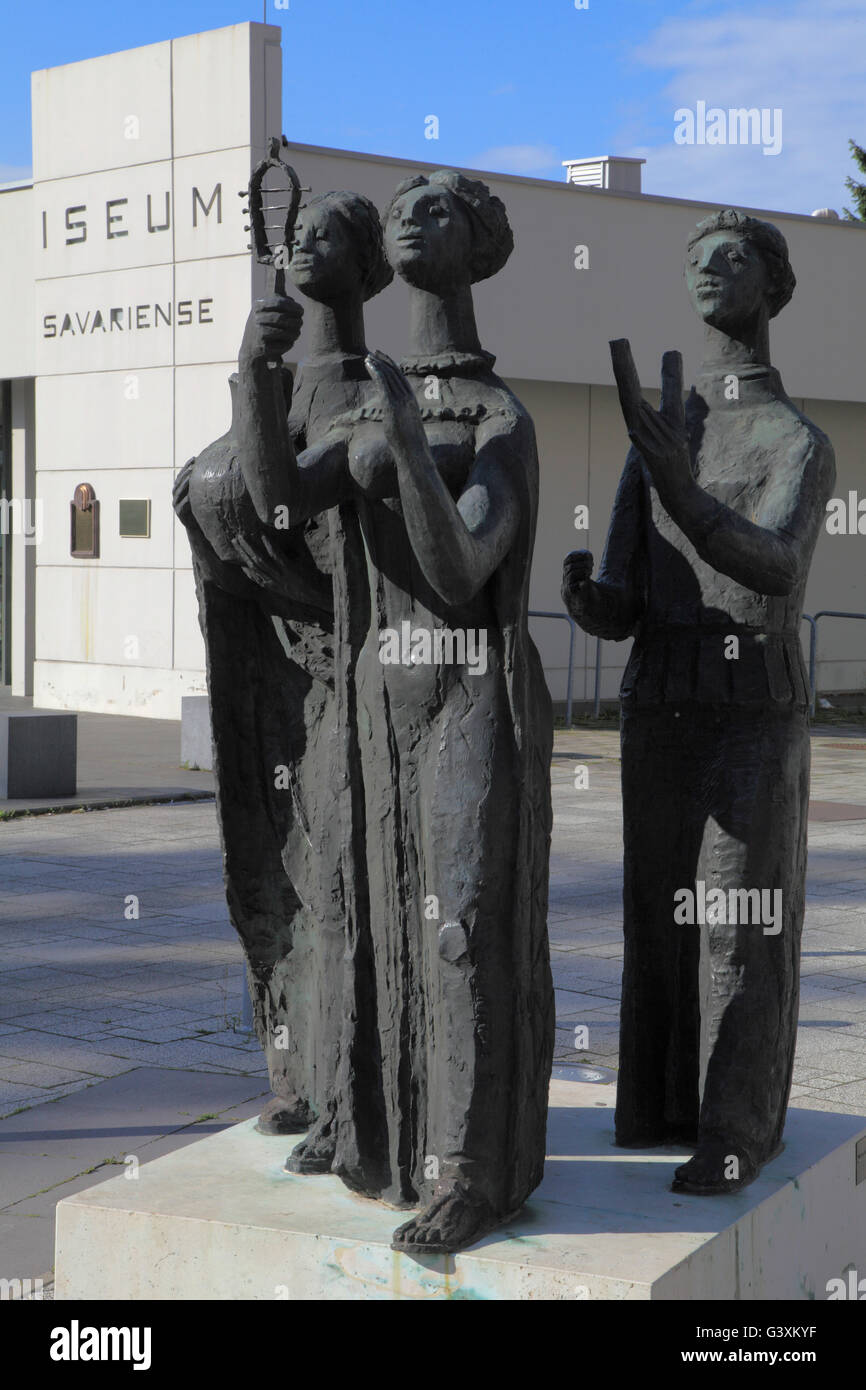 Ungarn, Szombathely, Iuno, Museum, Statuen, Stockfoto