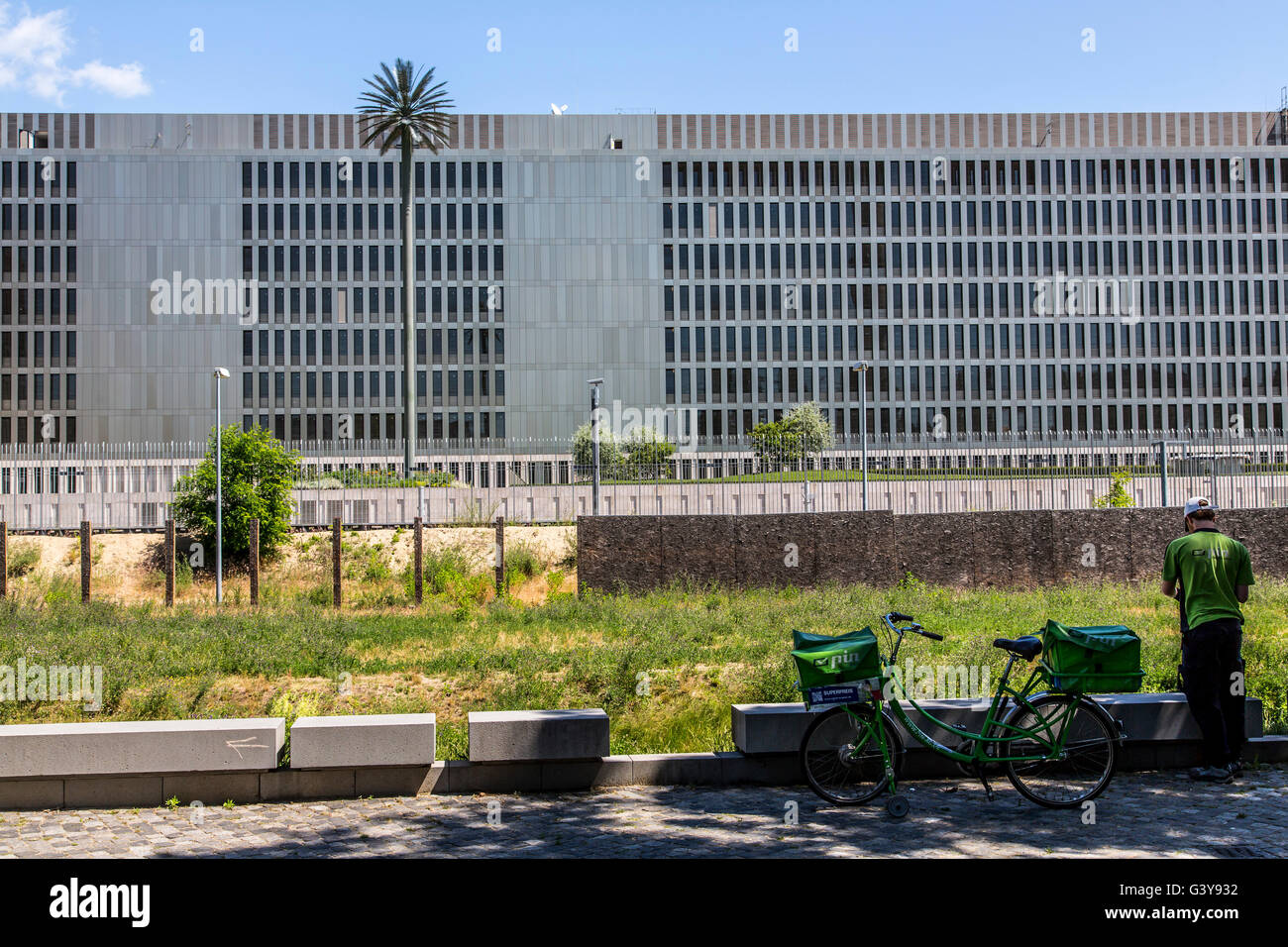 Das neue Hauptquartier des deutschen Auslandsgeheimdienstes, Bundesnachrichtendienst, Berlin, Deutschland Stockfoto