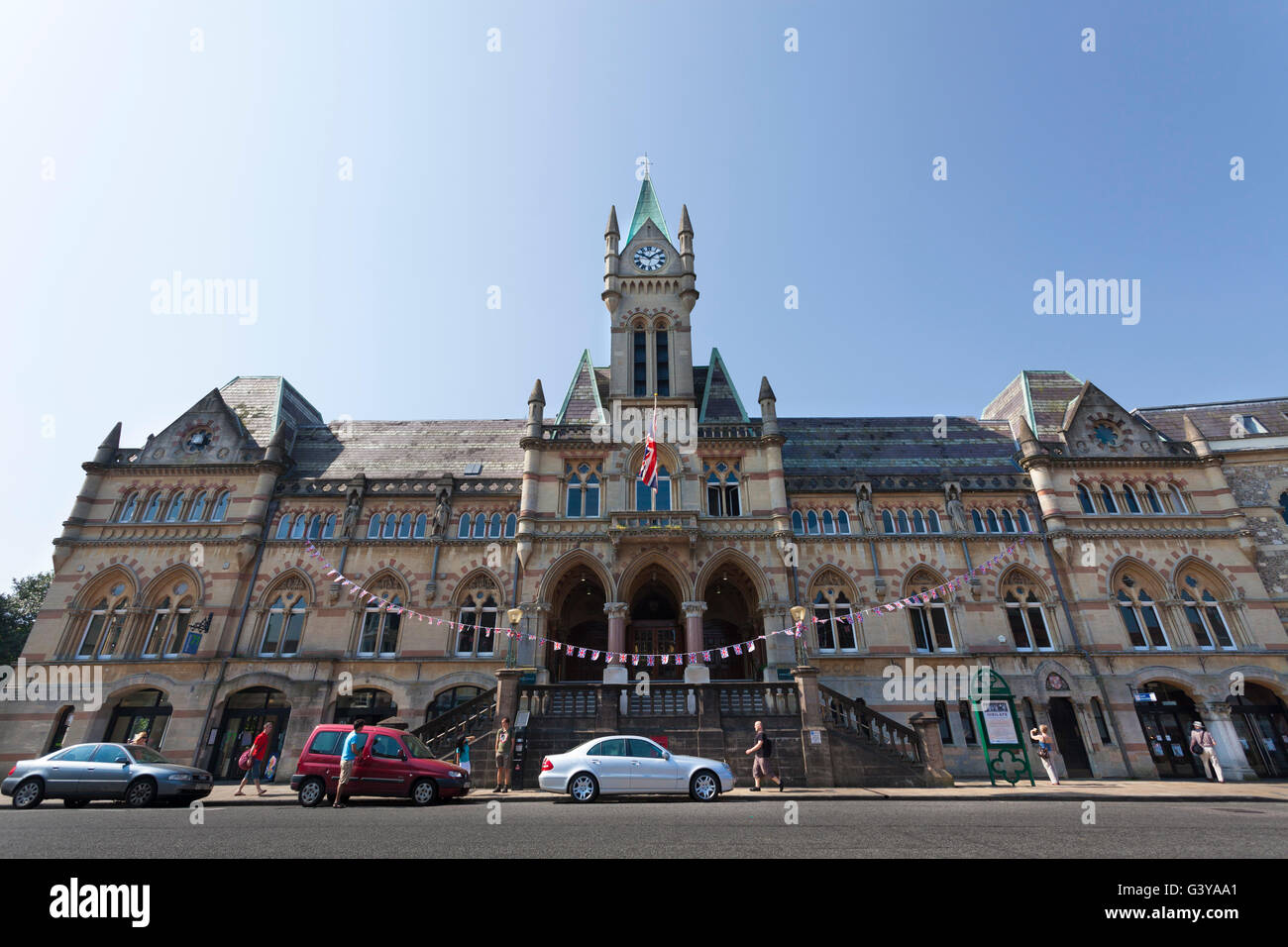 Die Guildhall in Winchester, Hampshire, England, Vereinigtes Königreich, Europa Stockfoto