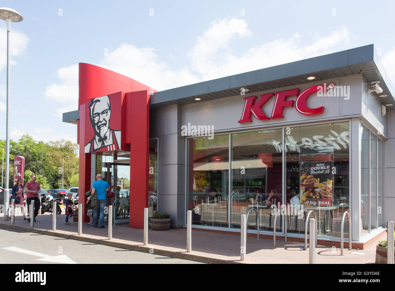 KFC-restaurant Stockfoto