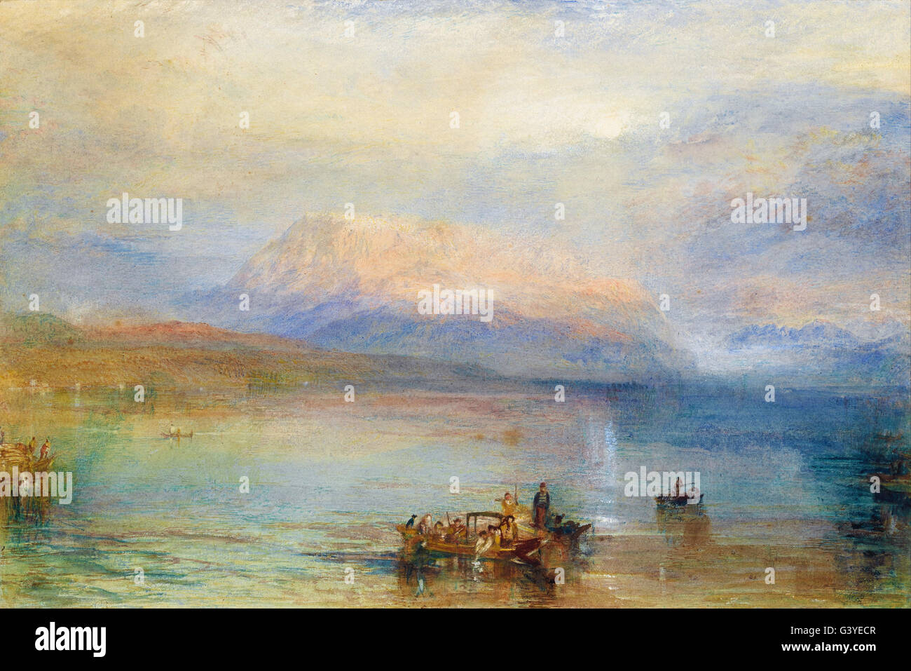J. M. W. Turner - rot Rigi Stockfoto