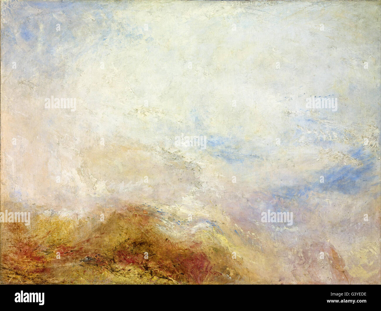 J. M. W. Turner - eine Bergszene, Val d ' Aosta Stockfoto