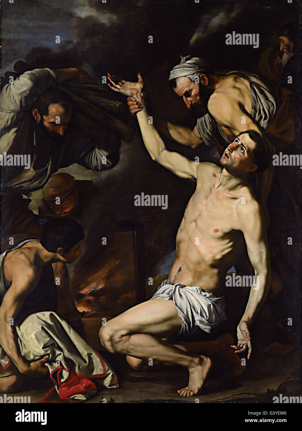 Jusepe de Ribera - Martyrium von St. Lawrence Stockfoto