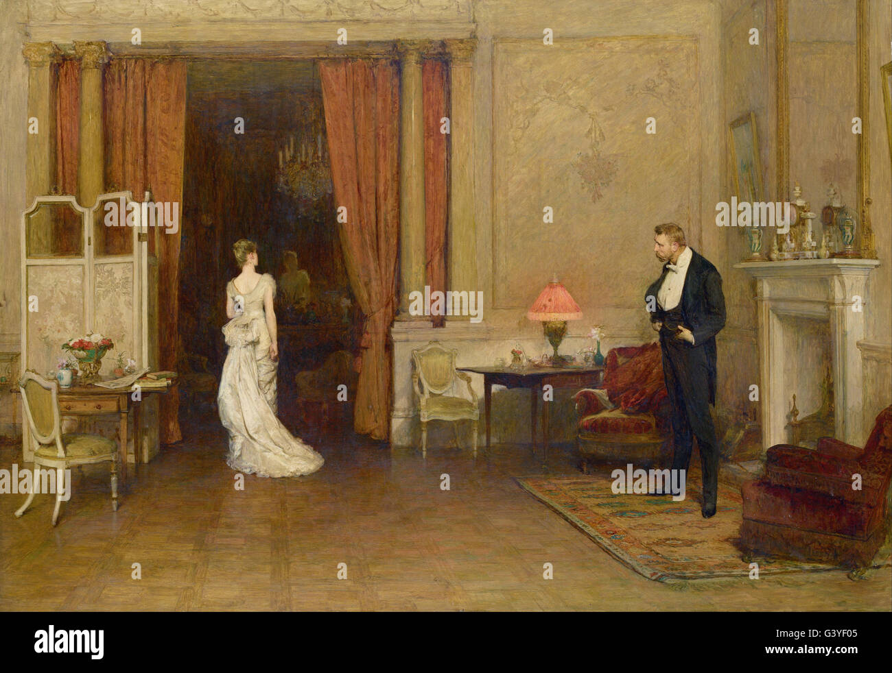 William Quiller Orchardson - die erste Wolke Stockfoto