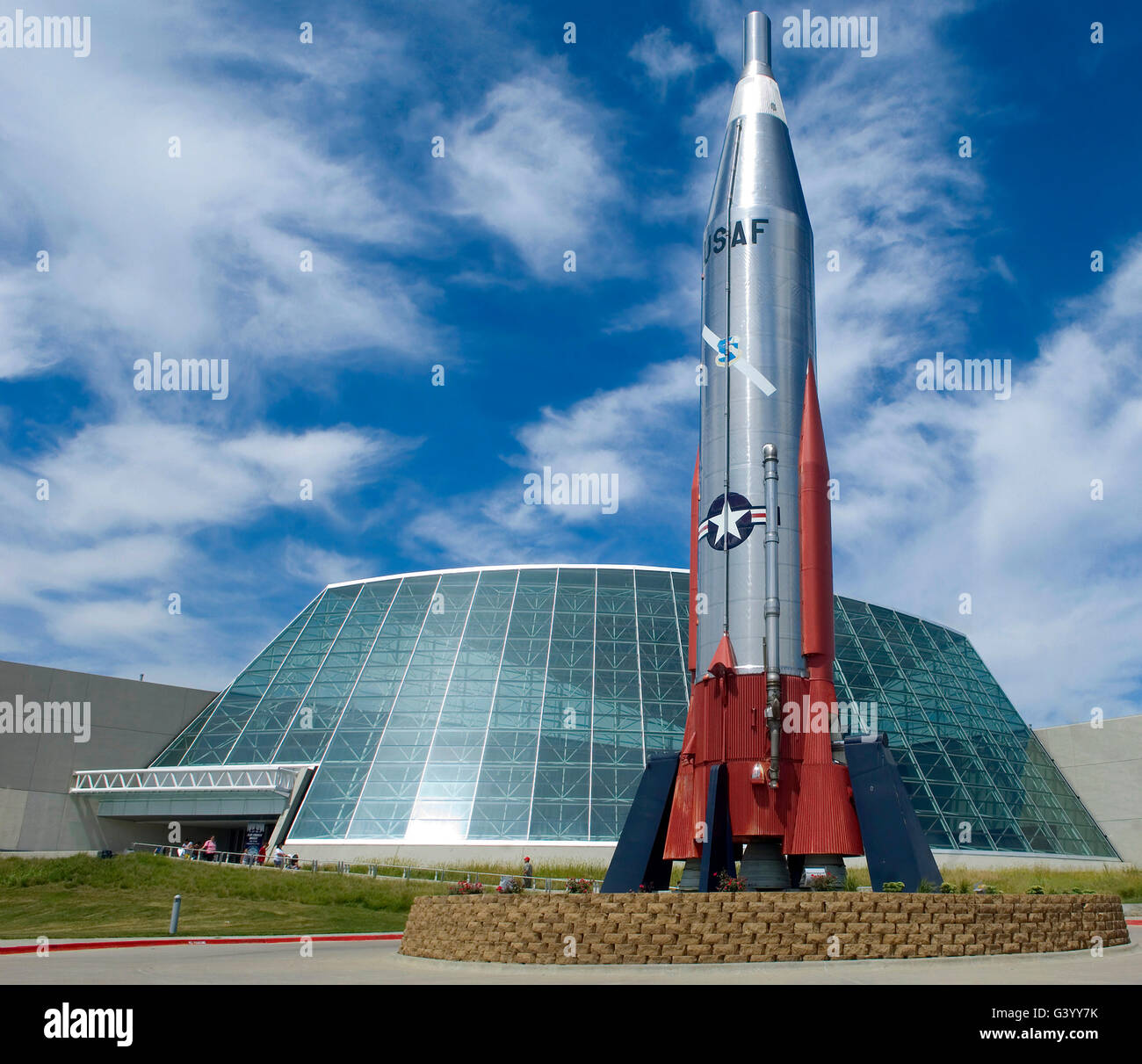 Die strategische Luft & Raumfahrtmuseum Stockfoto