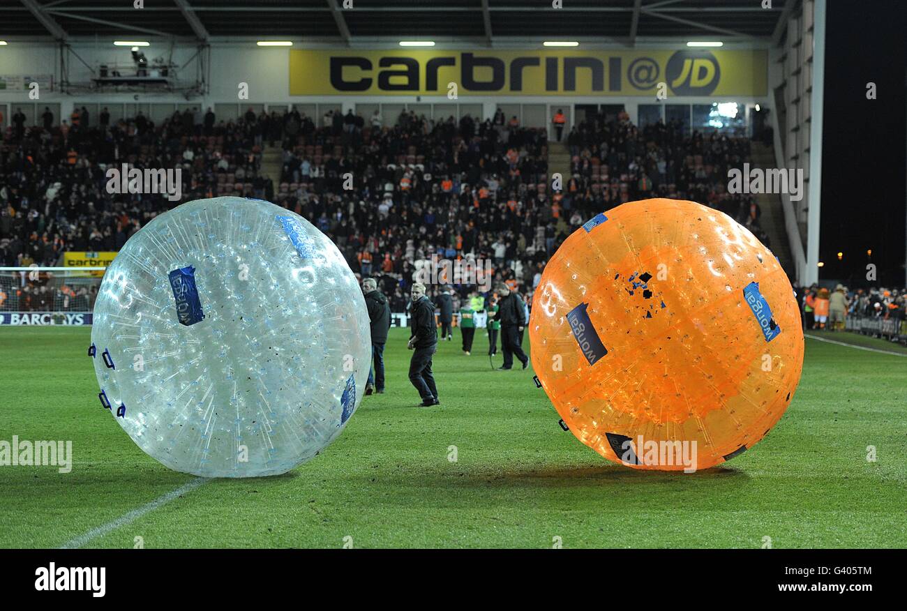 Fußball - Barclays Premier League - Blackpool V Liverpool - Bloomfield Road Stockfoto