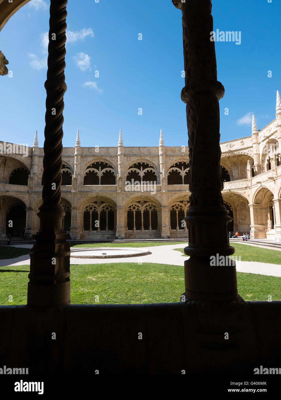 Mosteiro da Santa Maria de Belém (das Hieronymus-Kloster), Belem, Lissabon, Portugal. Stockfoto