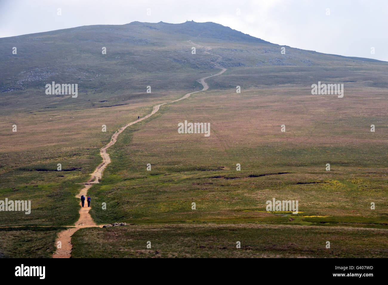 Die Wainwright erheben von den Hängen des stybarrow Dodd in der Nähe der Sticks Pass im Nationalpark Lake District, Cumbria, Großbritannien Stockfoto