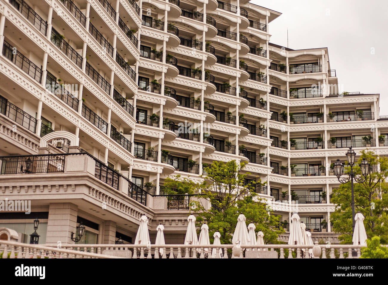 Moderne Builging in Kobe Stockfoto