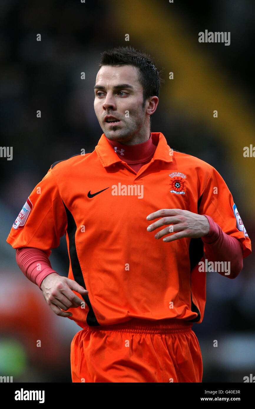 Fußball - Npower Football League One - Notts County V Hartlepool United - Meadow Lane Stockfoto