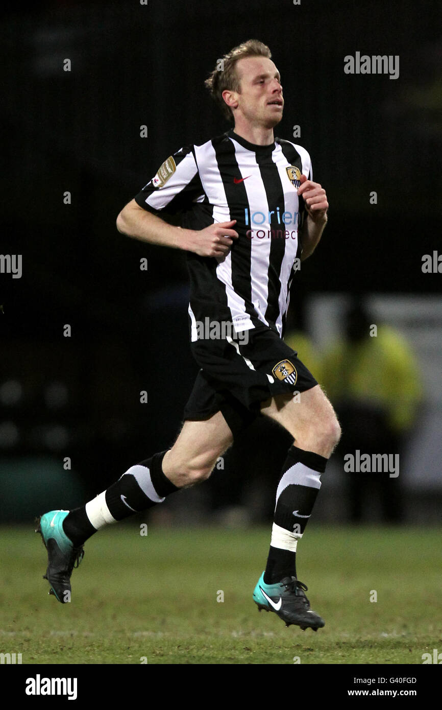 Fußball - Npower Football League One - Notts County V Hartlepool United - Meadow Lane Stockfoto