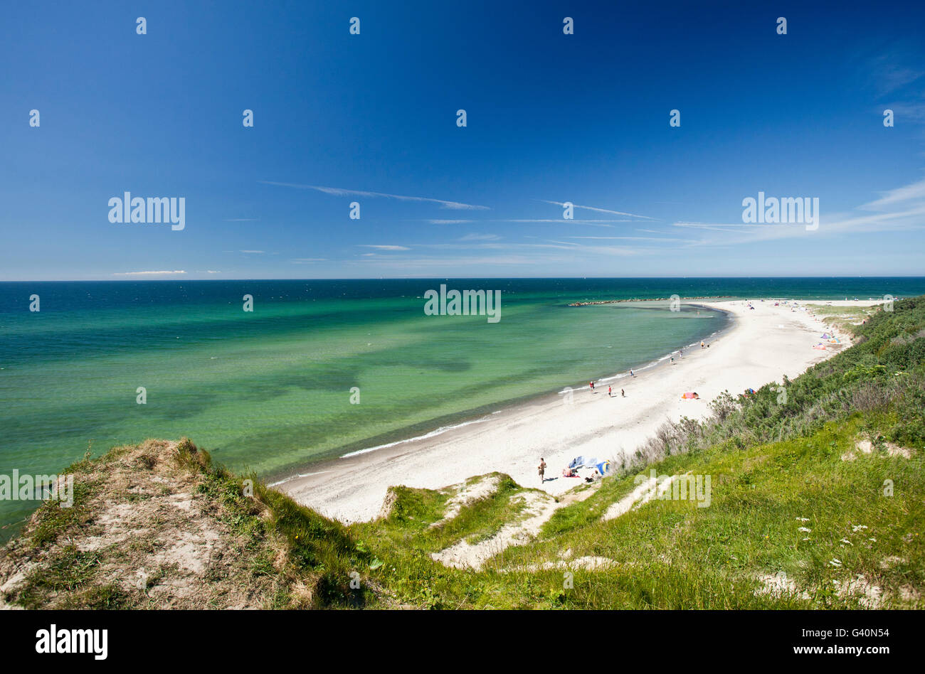 Steilküste Hohes Ufer mit einem Strand zwischen Wustrow und Ahrenshoop