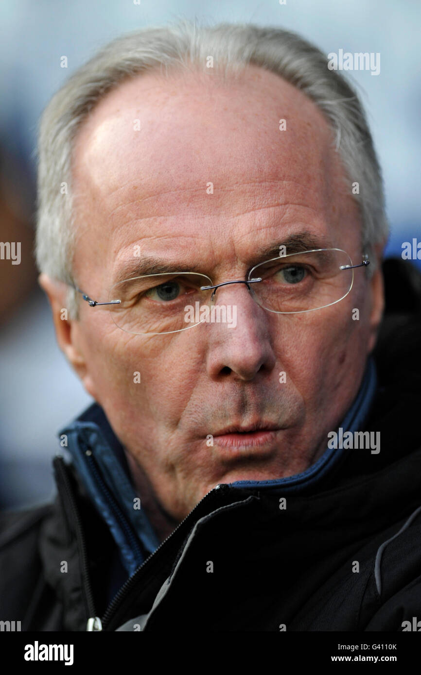 Fußball - npower Football League Championship - Leicester City / Leeds United - Walkers Stadium. Sven Goran Eriksson, Leicester City Manager Stockfoto