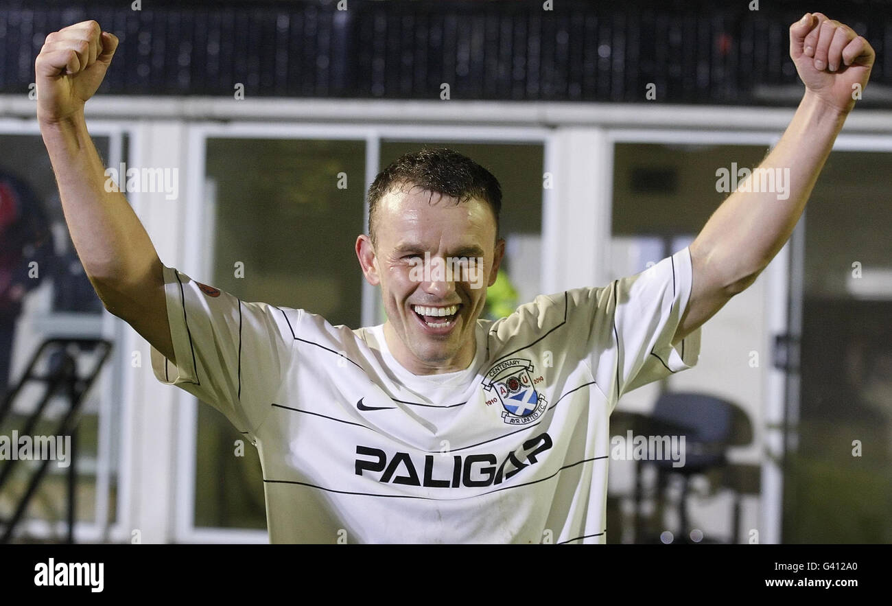 Soccer - Cup-Schottland - vierte Runde Replay - Ayr United gegen Hibernian - Somerset Park Stockfoto