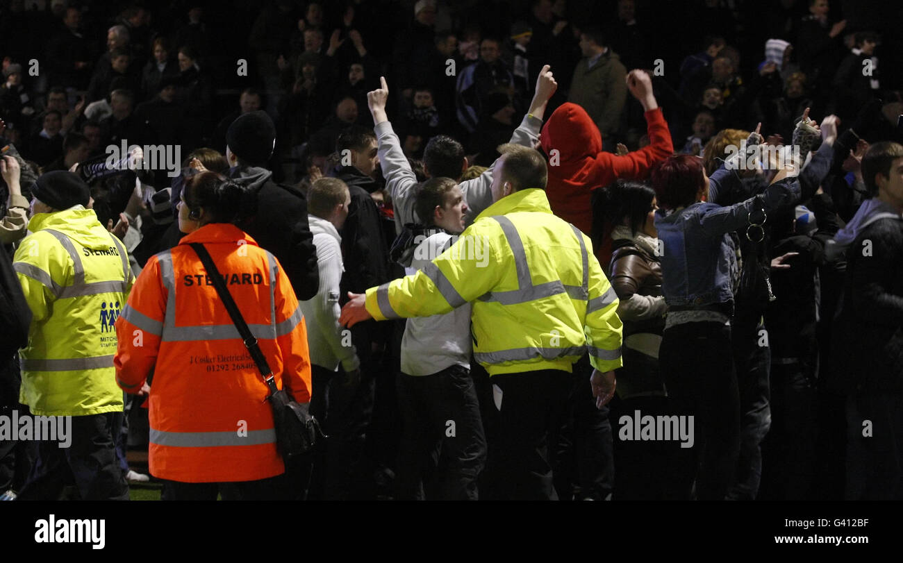 Soccer - Cup-Schottland - vierte Runde Replay - Ayr United gegen Hibernian - Somerset Park Stockfoto