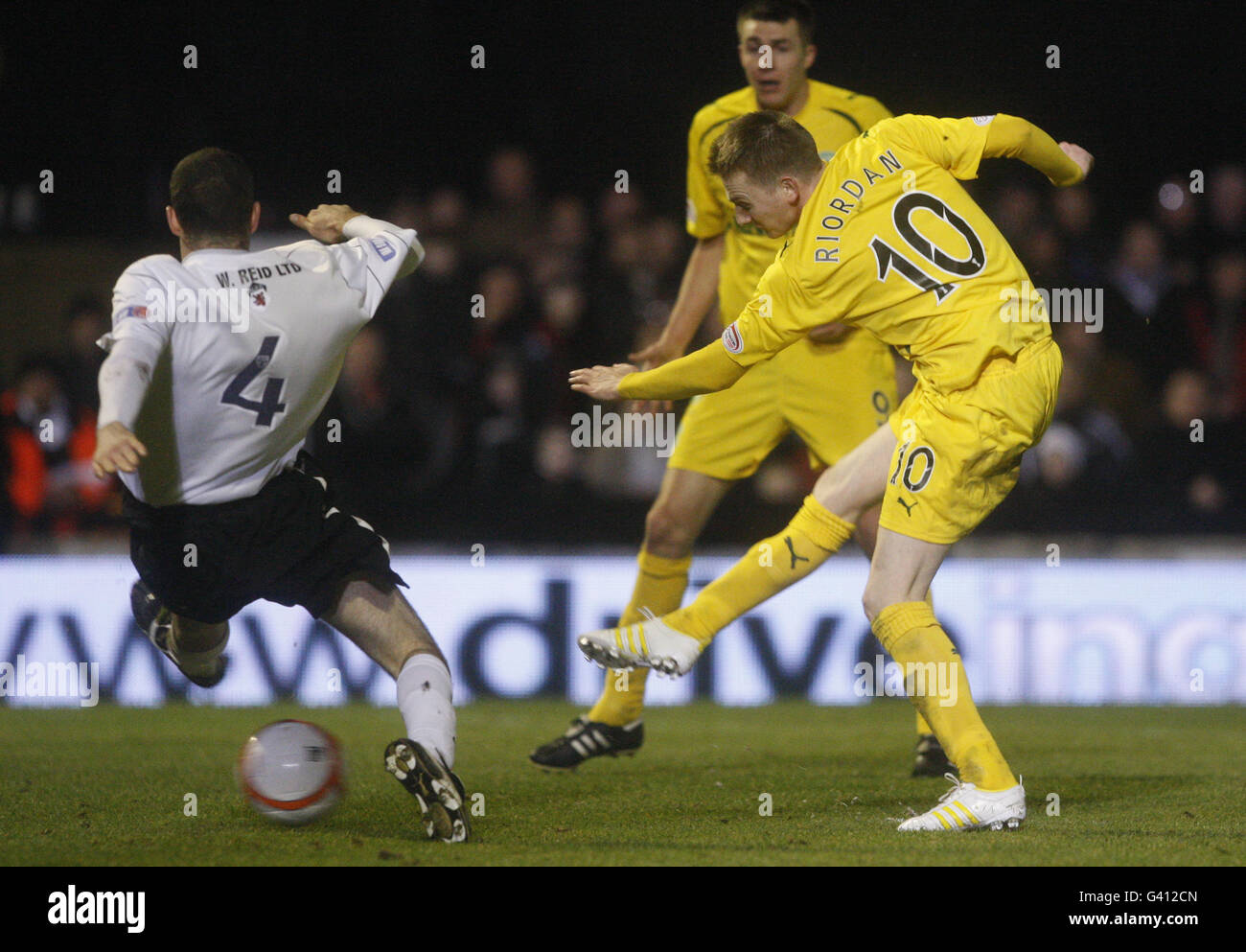 Soccer - Cup-Schottland - vierte Runde Replay - Ayr United gegen Hibernian - Somerset Park Stockfoto