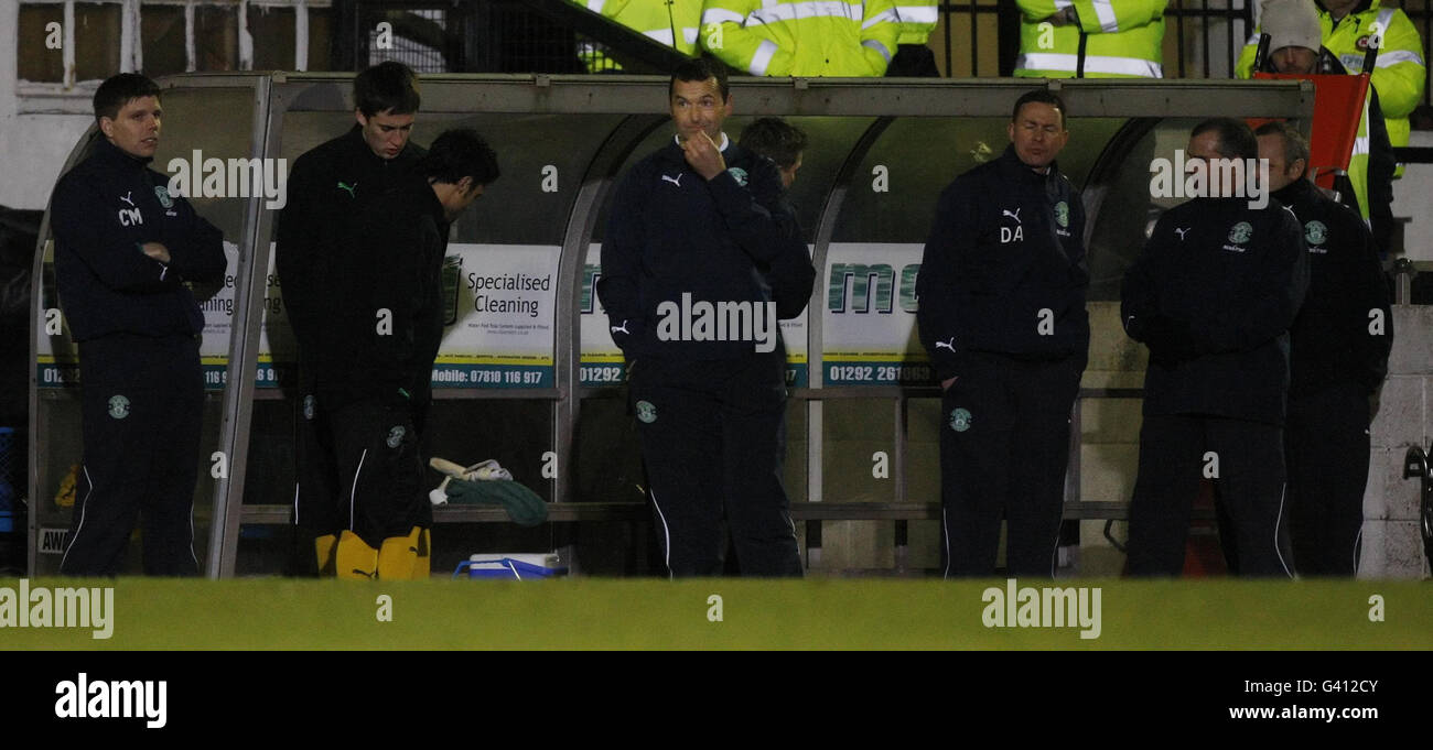 Soccer - Cup-Schottland - vierte Runde Replay - Ayr United gegen Hibernian - Somerset Park Stockfoto