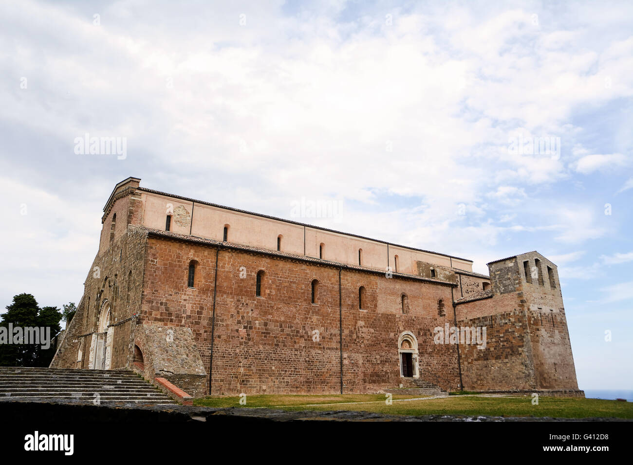 Abtei von San Giovanni in Venere in Fossacesia (Italien) Stockfoto