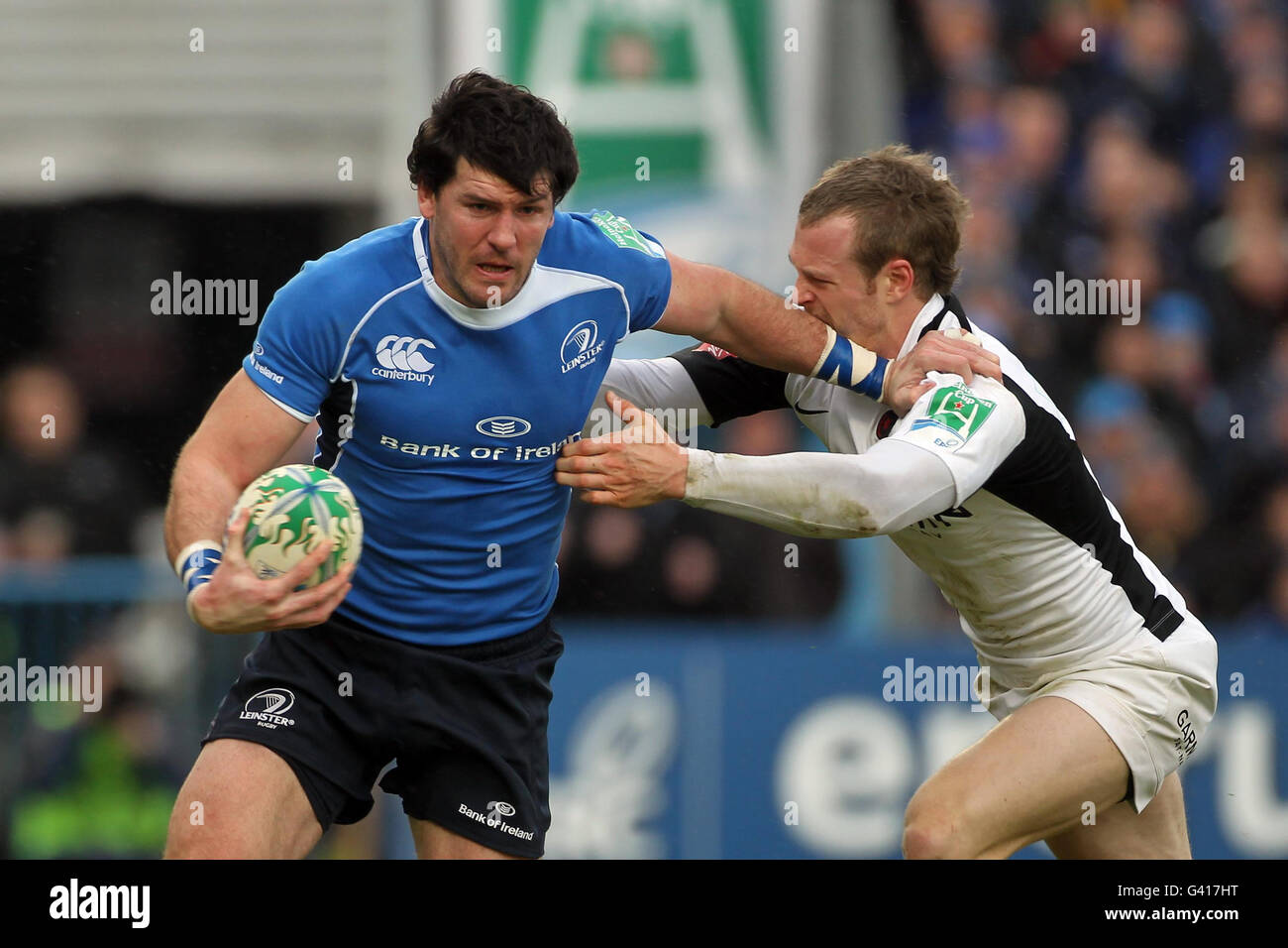 Rugby-Union - Heineken Cup - zwei Pool - Leinster V Sarazenen - The RDS Stockfoto