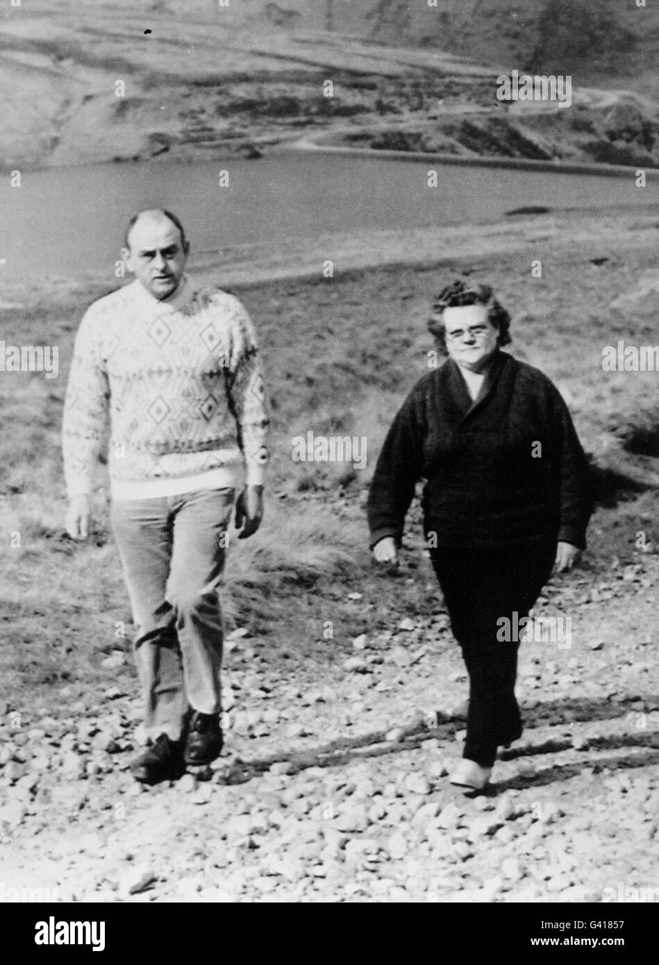 WINIFRED JOHNSON & PETER TOPPING Stockfoto