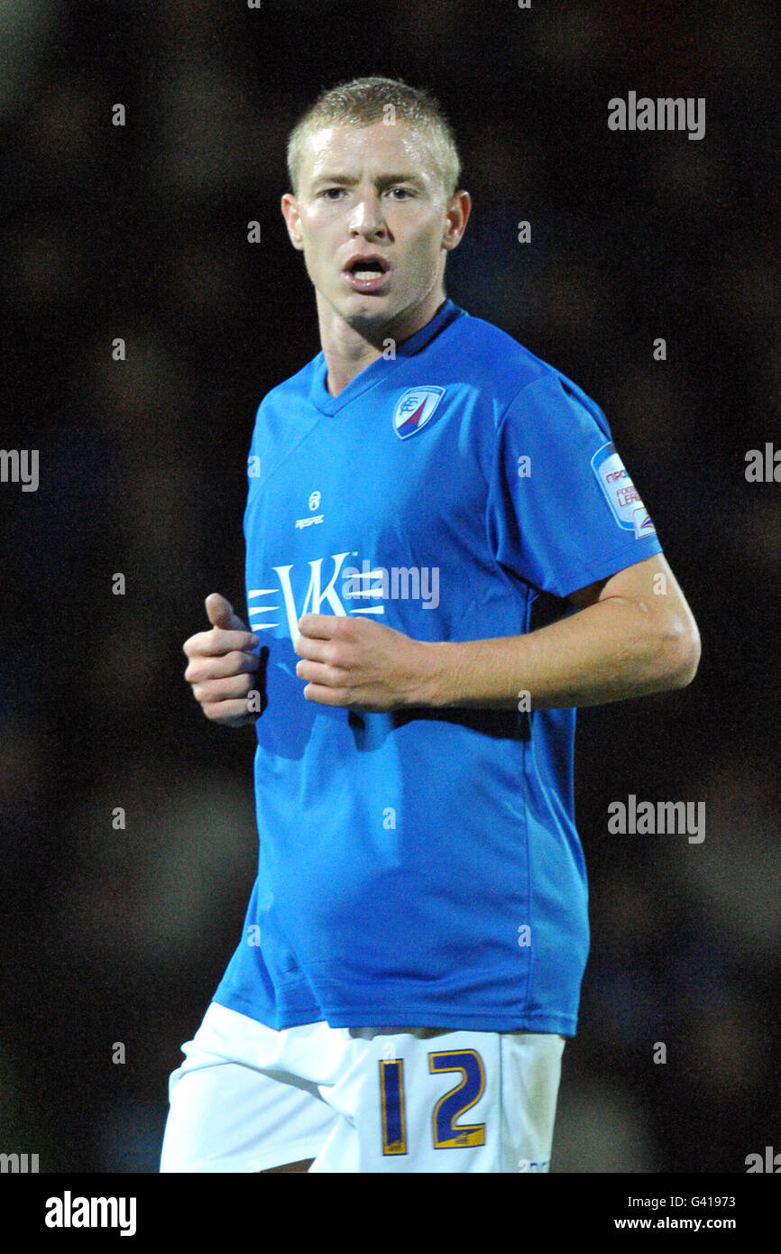 Fußball - npower Football League Two - Chesterfield / Accrington Stanley - b2net Stadium. Scott Griffiths, Chesterfield Stockfoto