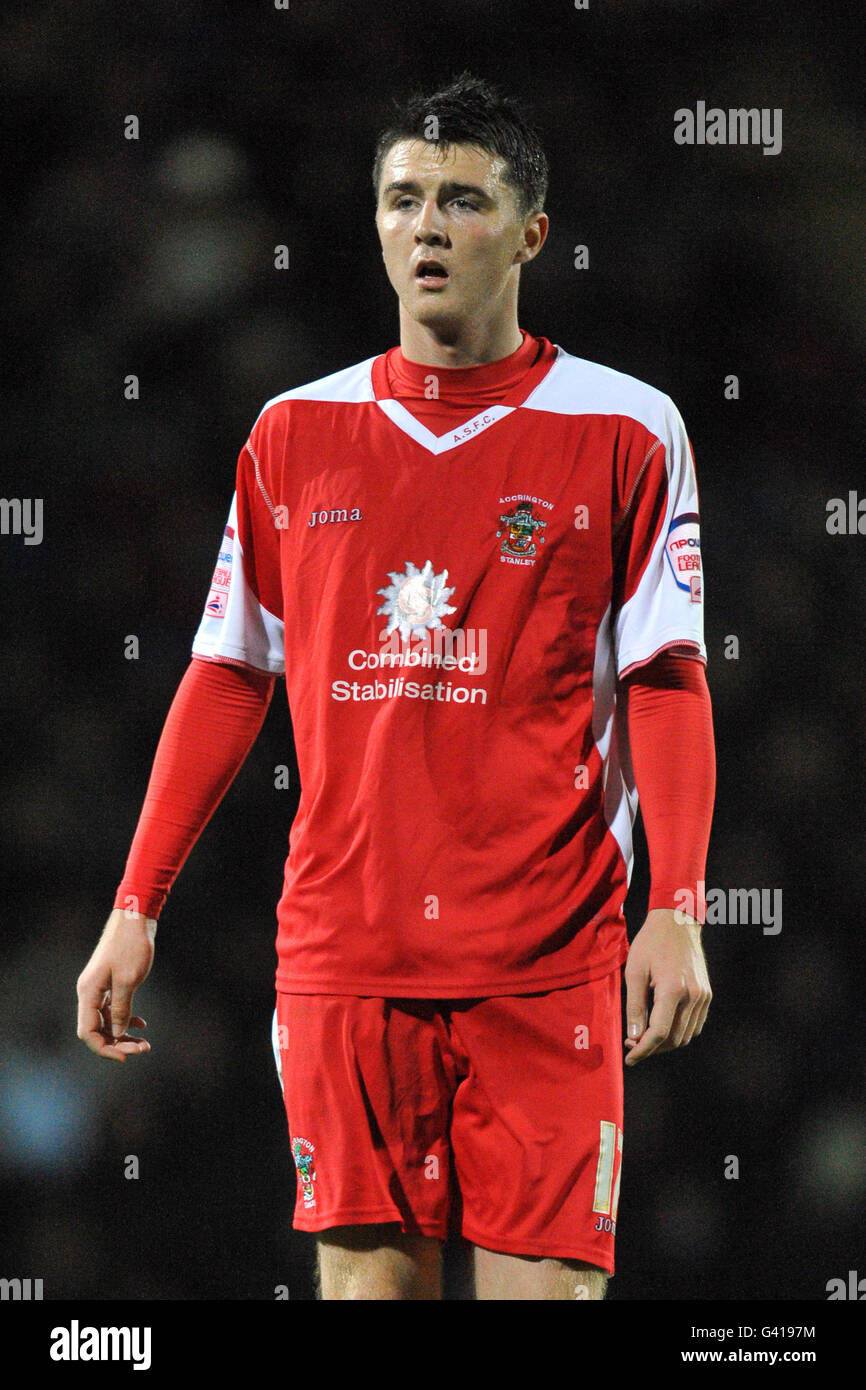 Fußball - Npower Football League Two - Chesterfield V Accrington Stanley - b2net Stadium Stockfoto