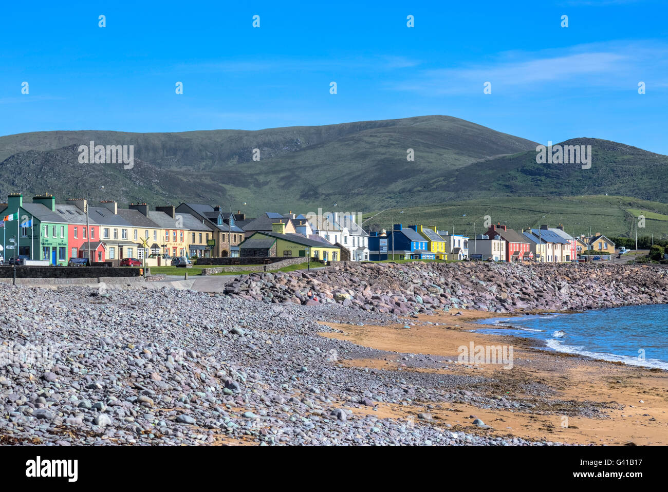 Waterville, Iveragh-Halbinsel, County Kerry, Irland Stockfoto