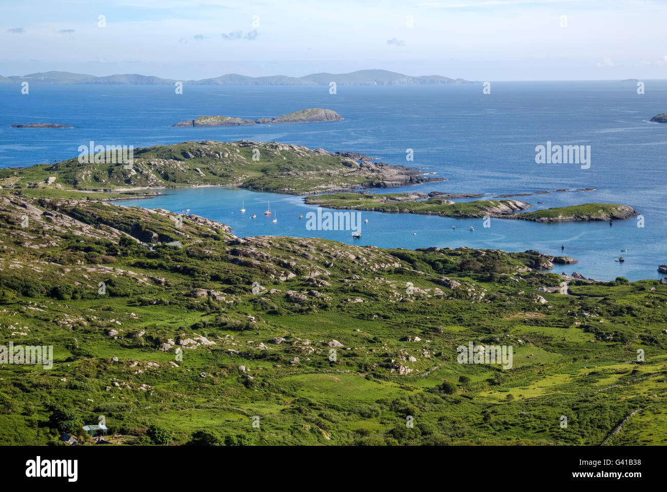 Lämmer Kopf, Abbey Island, Ring of Kerry, Irland Stockfoto