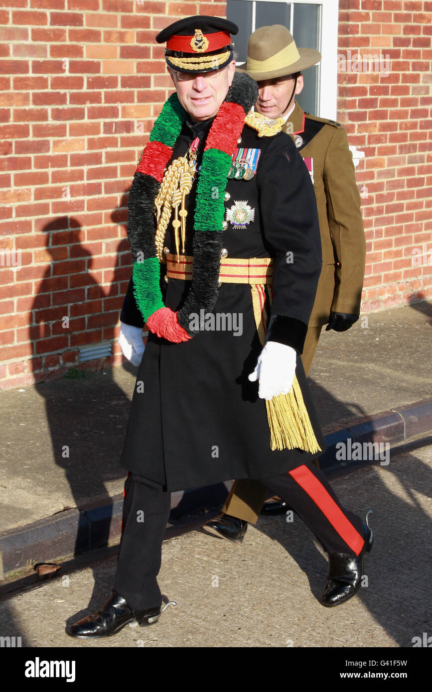 Prinz Charles ehrt Gurkha-Soldaten Stockfoto