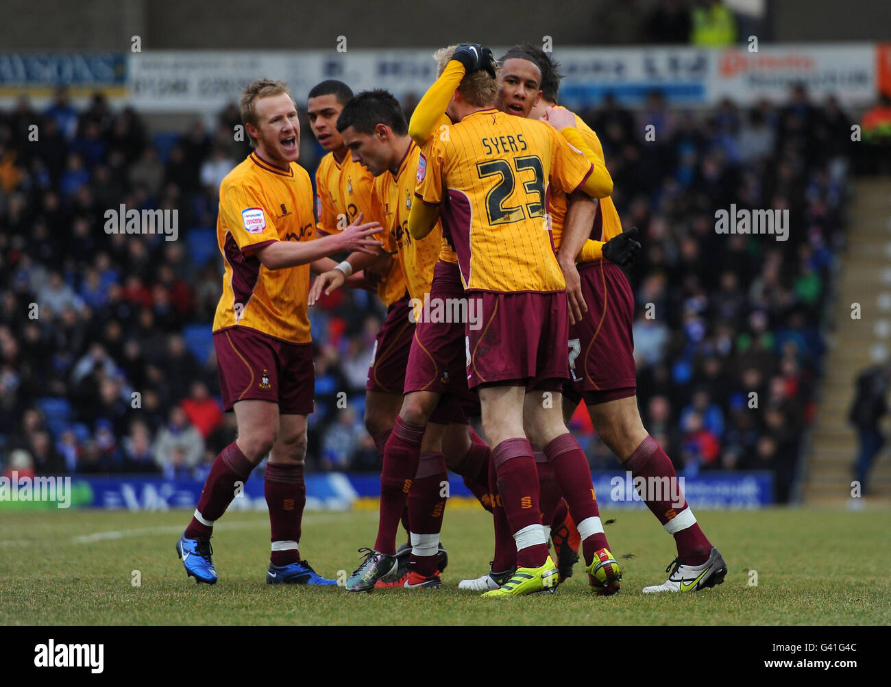 Fußball fußball liga zwei chesterfield bradford city stadion