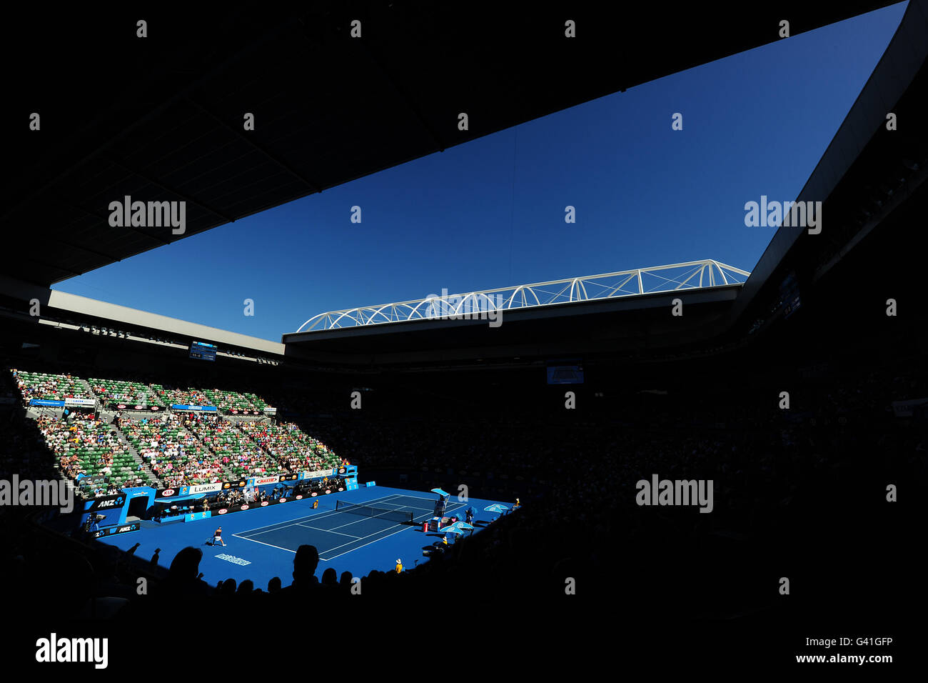 Tennis - 2011 Australian Open - Day Eleven - Melbourne Park. Gesamtansicht der Rod Laver Arena Stockfoto