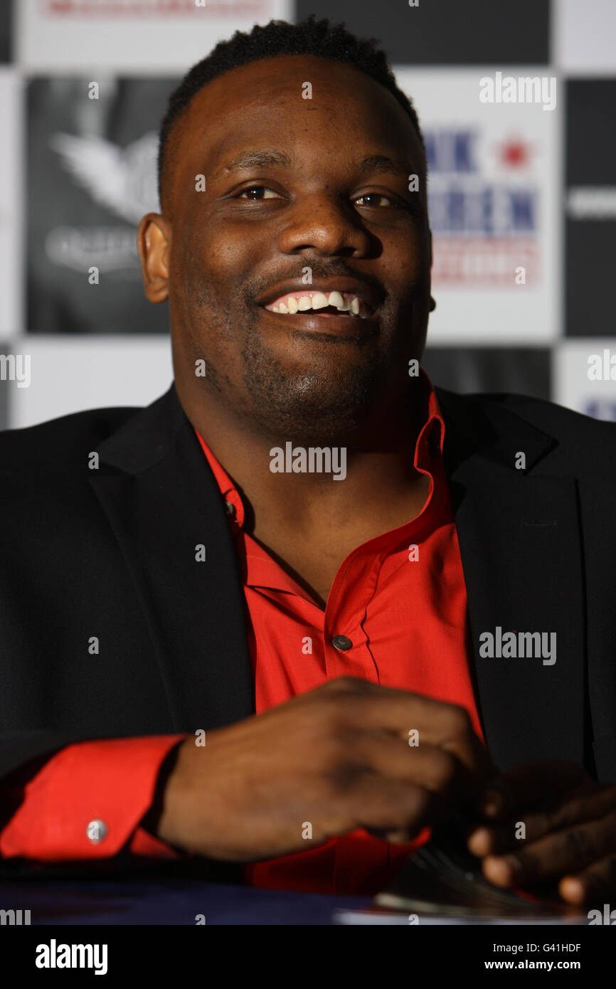 Boxen - Dereck Chisora Pressekonferenz - Hilton Hotel Stockfoto