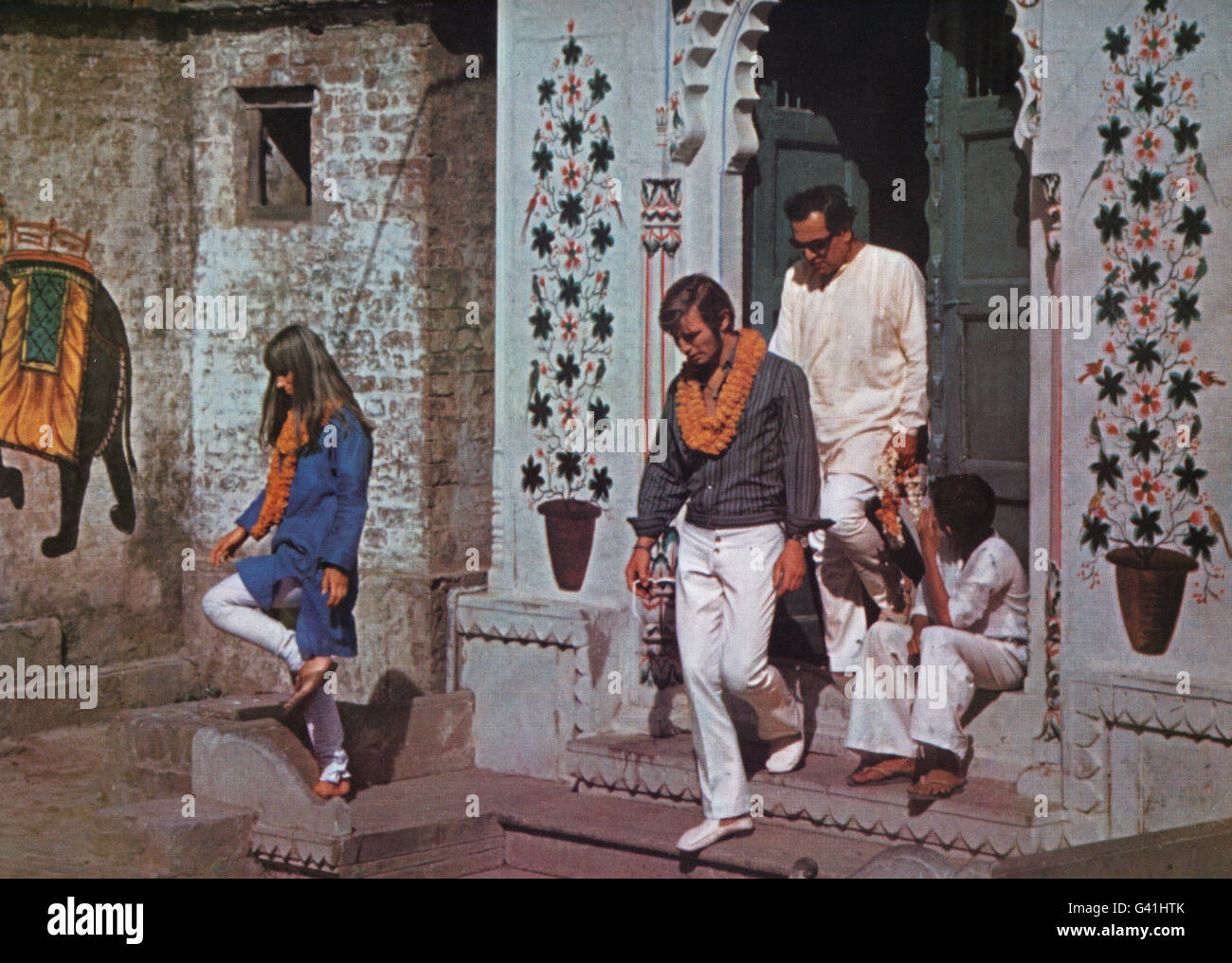 Der Guru, USA/Indien 1969, Regie: James Ivory, Monia: Rita Tushingham, ("Links"), Michael York Stockfoto