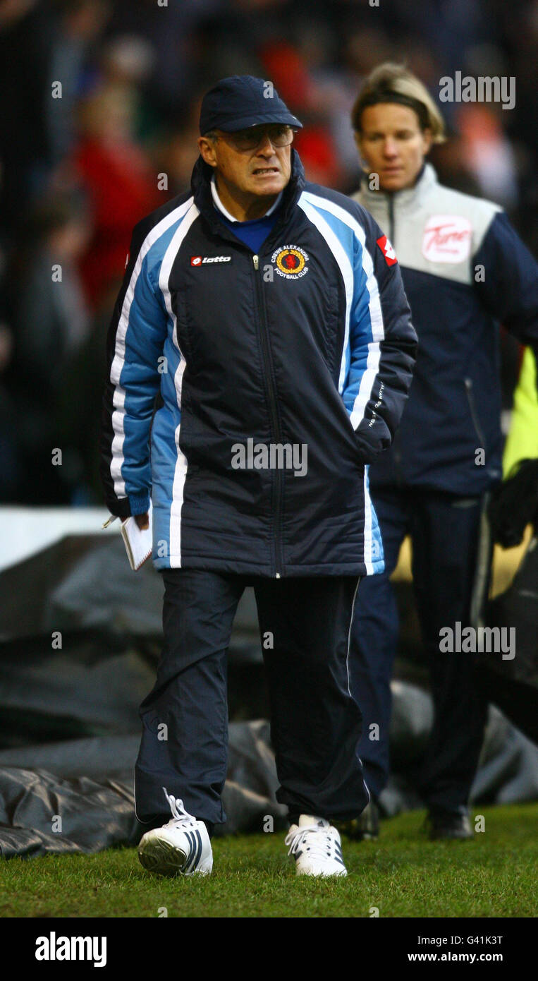 Fußball - Npower Football League Two - Crewe Alexandra V Port Vale - Alexandra Stadium Stockfoto