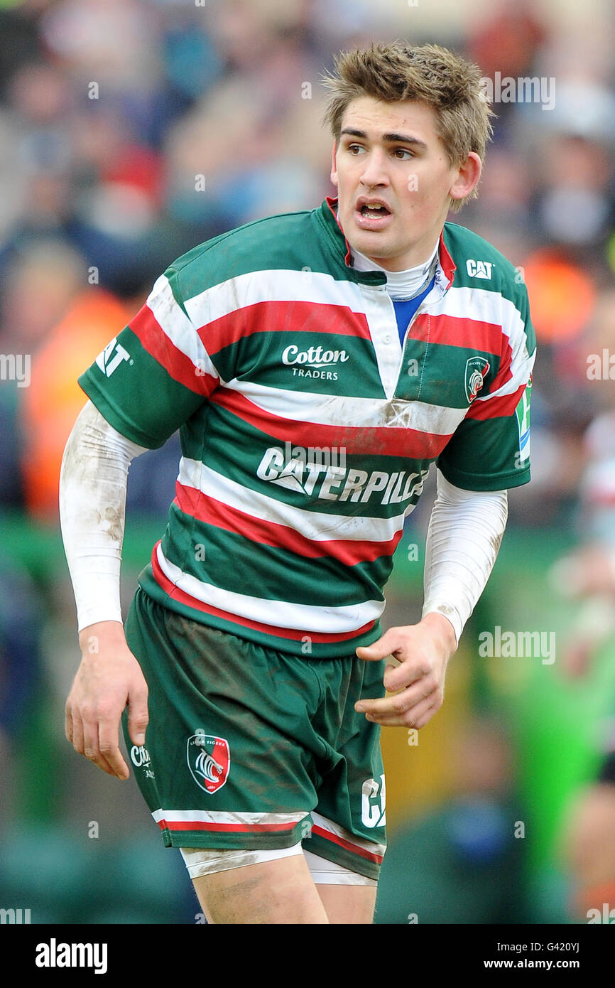 Rugby Union - Heineken Cup - Pool 5 - Round Six - Leicester Tigers / Benetton Treviso - Welford Road. Toby Flood, Leicester Tigers. Stockfoto