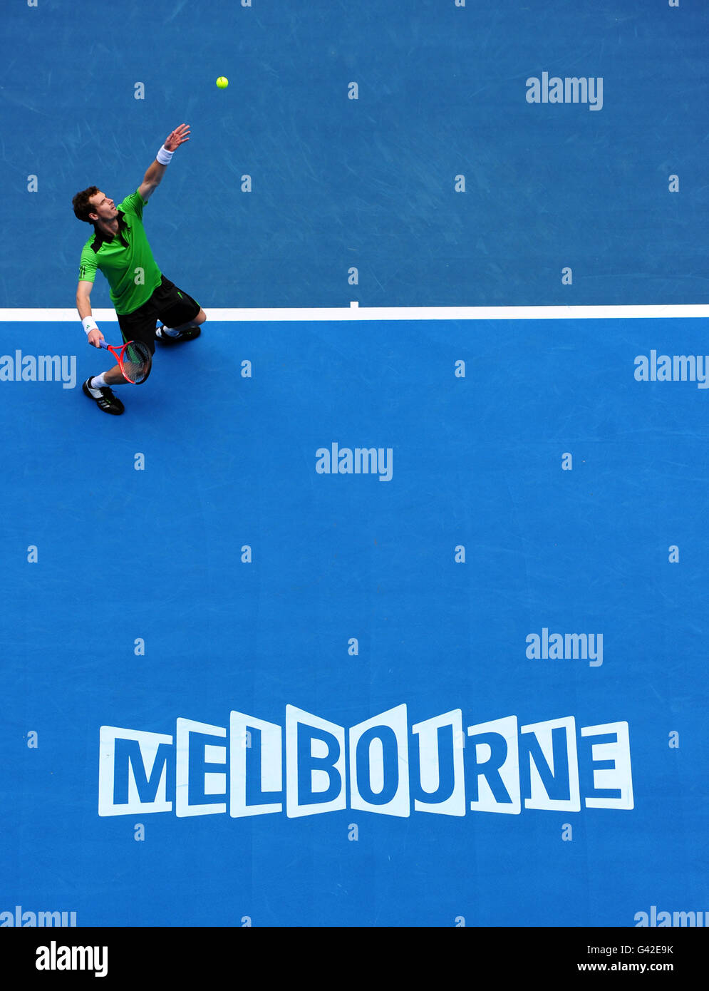 Tennis - Australian Open 2011 - Tag zwei - Melbourne Park Stockfoto