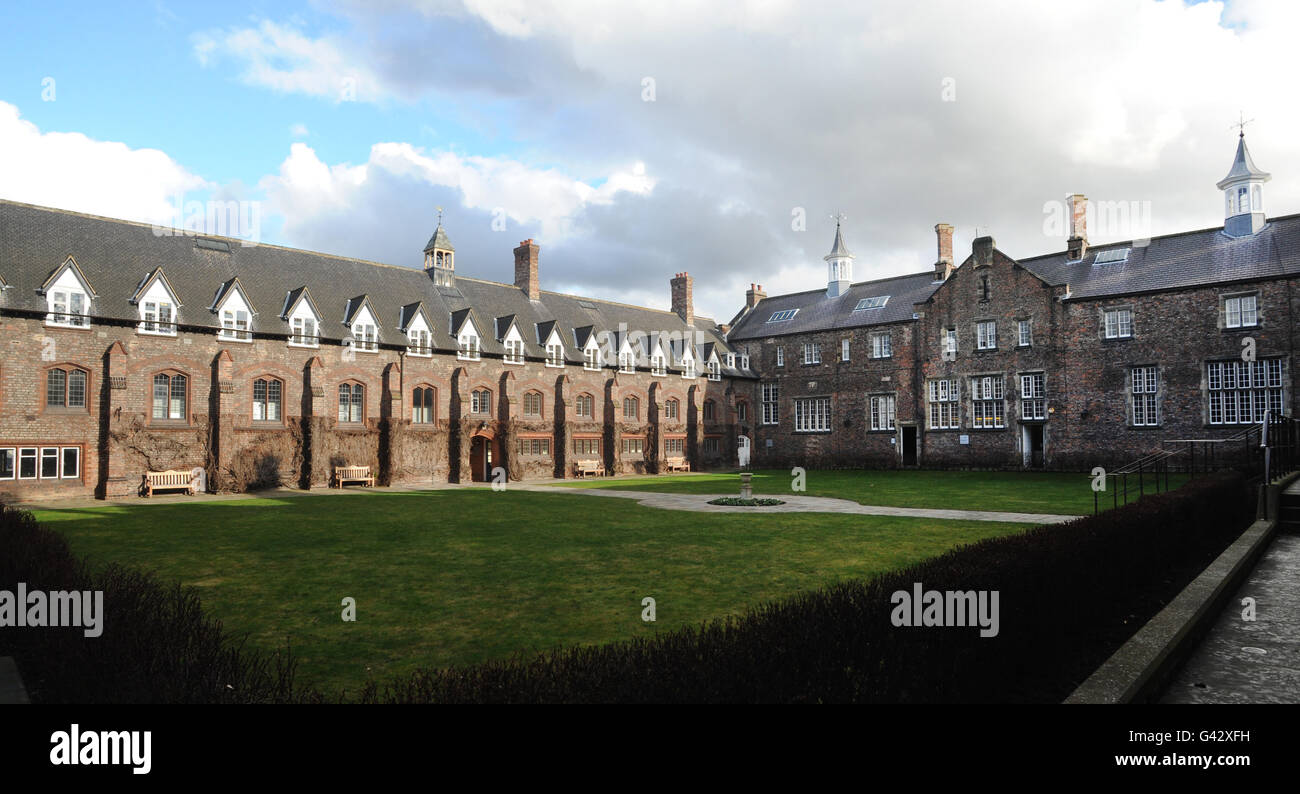 Gebäude auf dem Hauptcampus der York St John's University, York. Stockfoto
