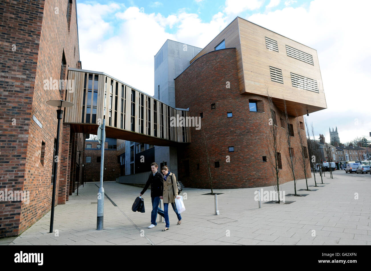 Gebäude auf dem Hauptcampus der York St John's University, York. Stockfoto