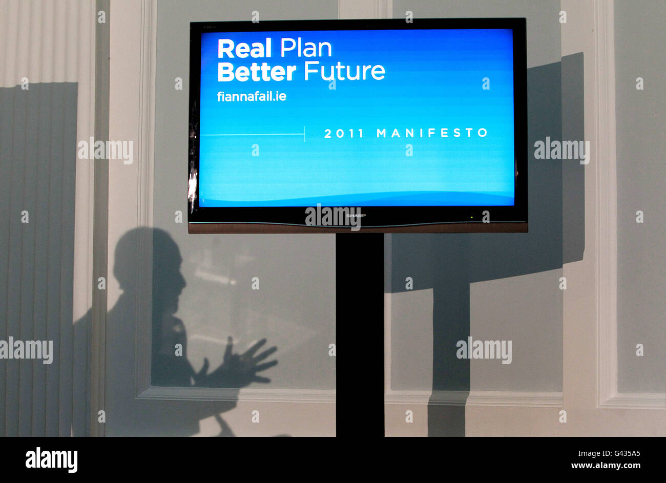 Irische allgemeine Wahl Stockfoto