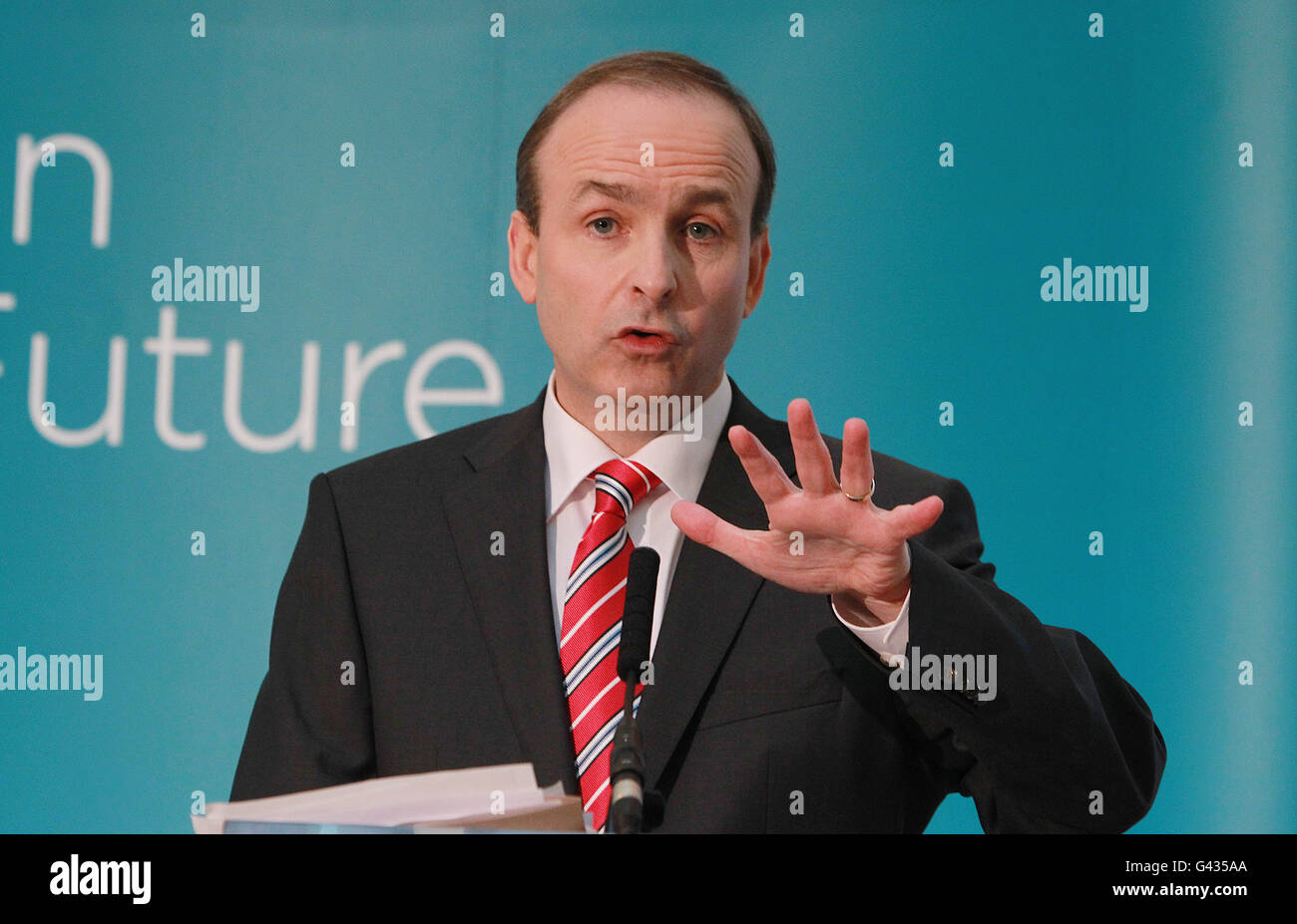 Irische allgemeine Wahl Stockfoto