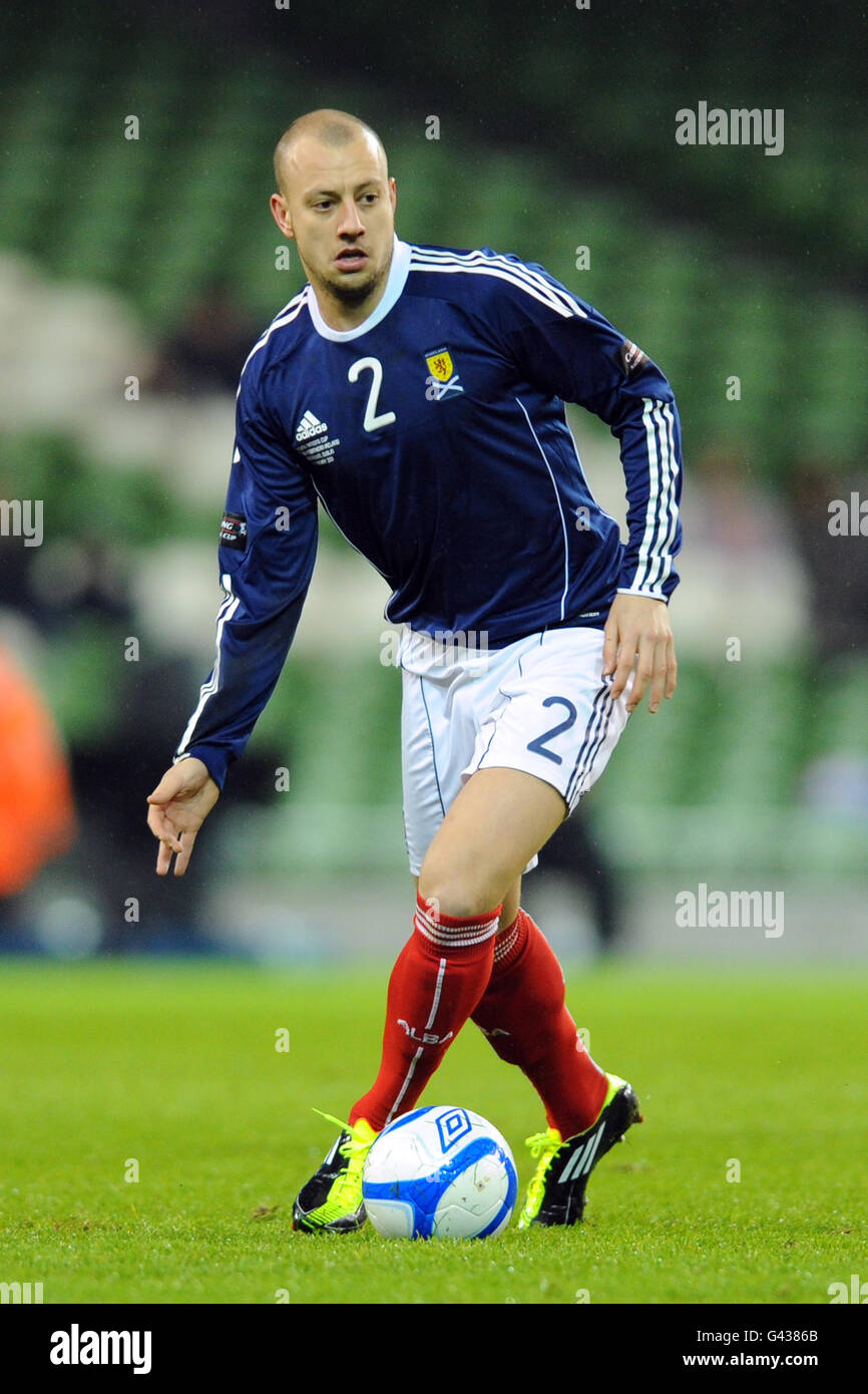 Fußball - Carling Nations Cup - Northern Irland / Schottland - Aviva Stadium Stockfoto