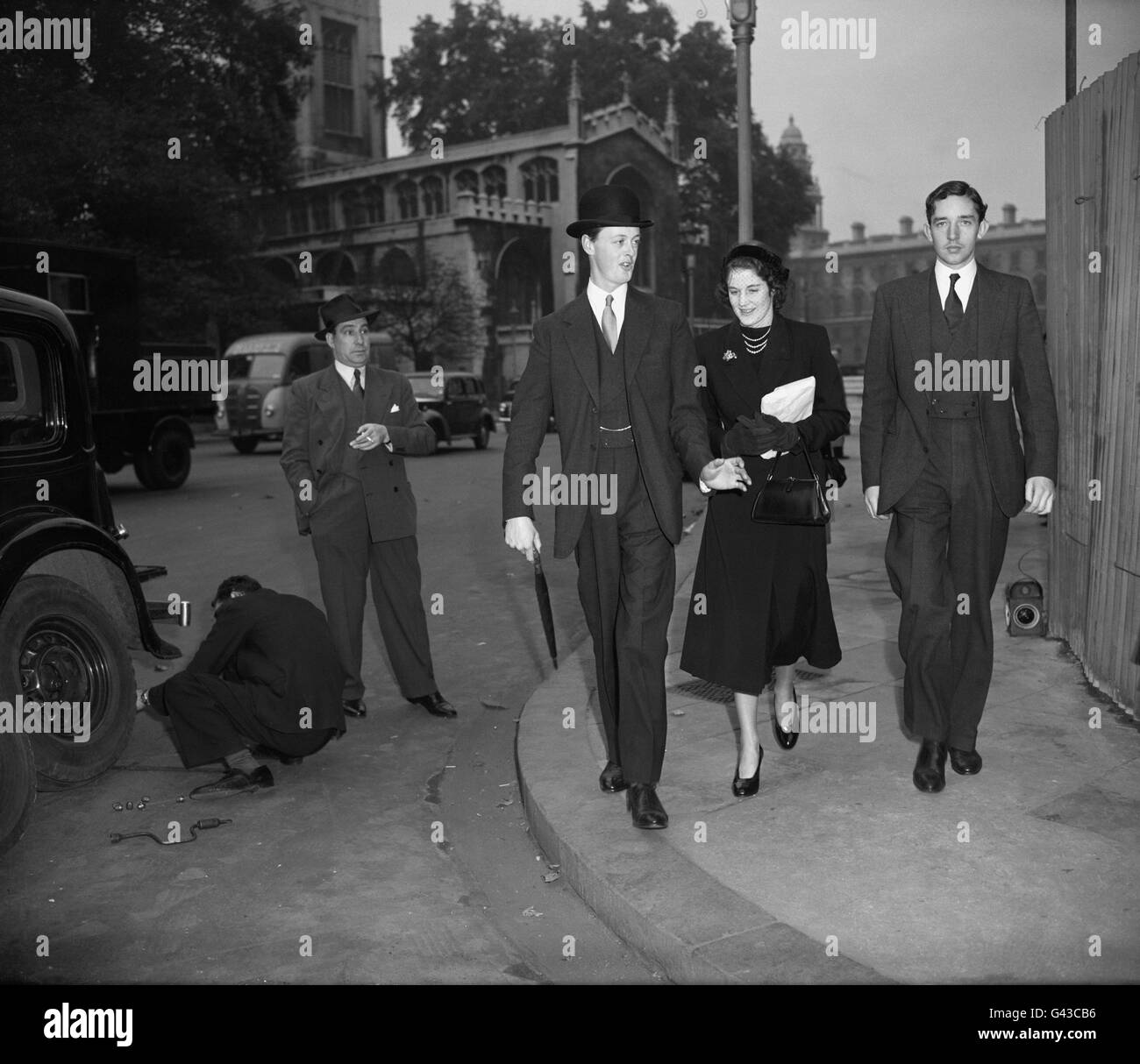 Adel - Marquess of Blandford Wedding Rehearsal - St Margarethen Kirche, London Stockfoto