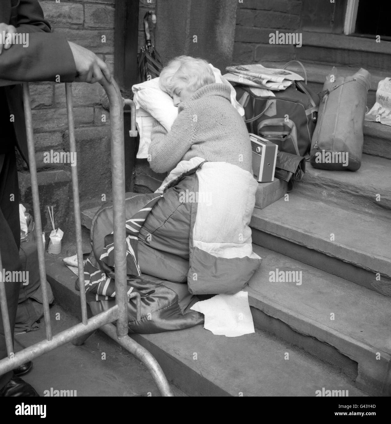 Royalty - der Herzog von Kent und Katharine Worsley Hochzeit - York Minster Stockfoto